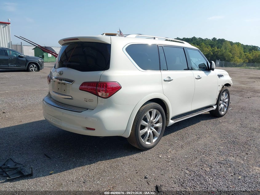 Vin: jn8az2nf4e9555463, lot: 46597734, infiniti qx80 20144