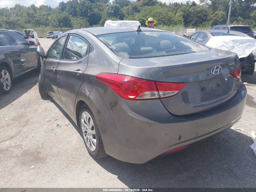 Vin: 5npdh4ae2ch061773, lot: 46597738, hyundai elantra gls 20123