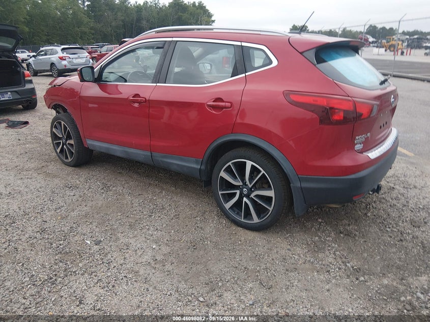 Vin: jn1bj1cp8hw012168, lot: 46597740, nissan rogue sport sl 20173