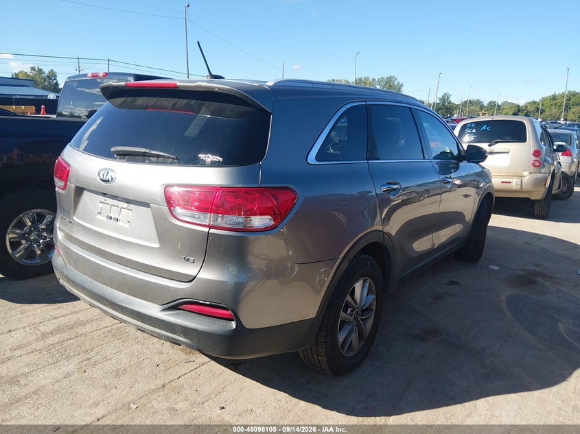 Vin: 5xypgda56gg135306, lot: 46597763, kia sorento 3.3l lx 20164