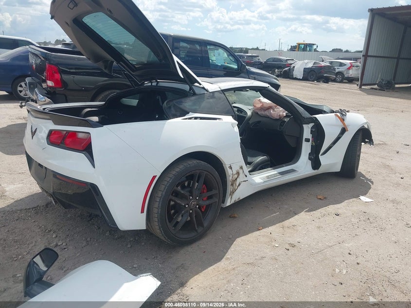 Vin: 1g1ym2d7xe5127223, lot: 46597768, chevrolet corvette stingray z51 20144