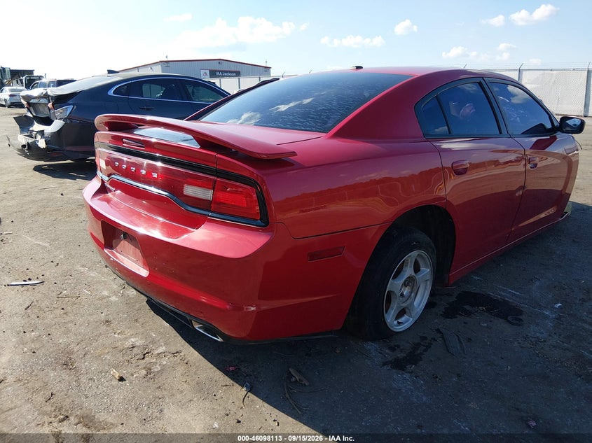 Vin: 2c3cdxhg6ch164837, lot: 46597771, dodge charger sxt 20124