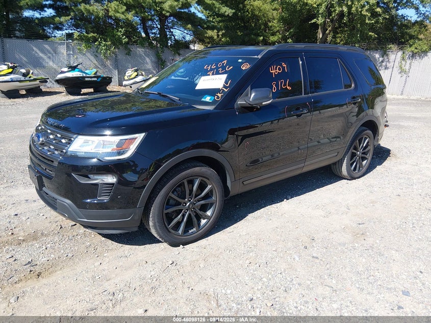 Vin: 1fm5k8d84jga95097, lot: 46597784, ford explorer xlt 20182