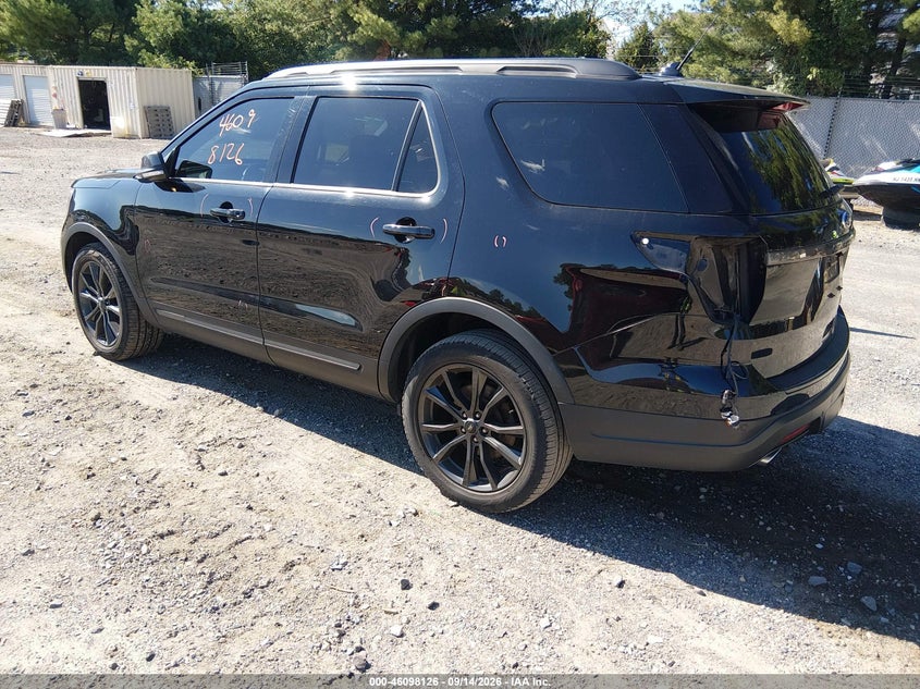 Vin: 1fm5k8d84jga95097, lot: 46597784, ford explorer xlt 20183