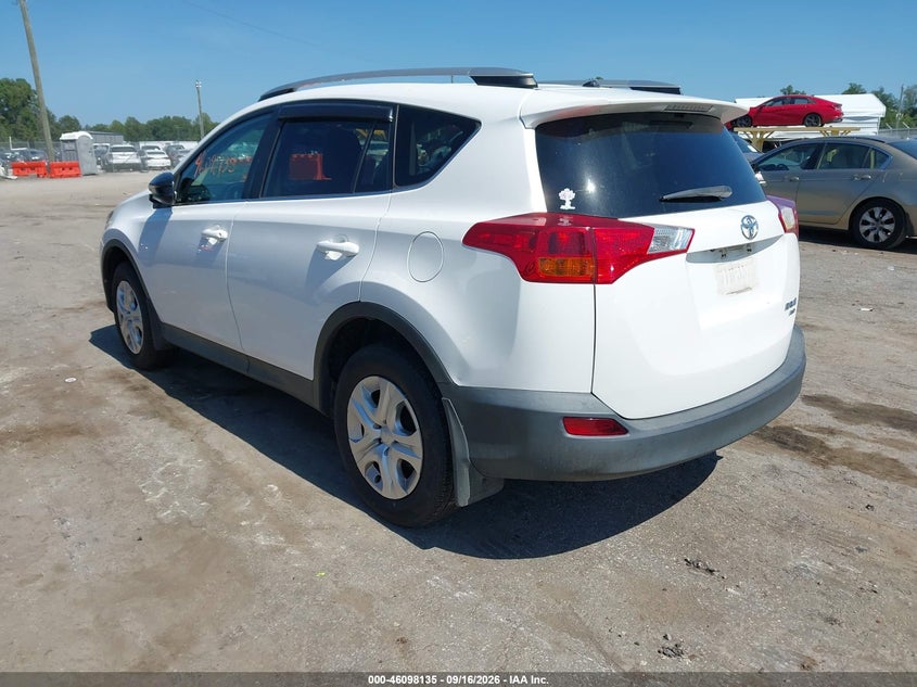 Vin: 2t3bfrev7dw034552, lot: 46597793, toyota rav4 le 20133