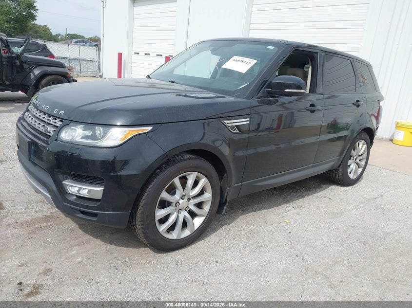 Vin: salwr2vf5fa605894, lot: 46597807, land rover range rover sport 3.0l v6 supercharged hse 20152