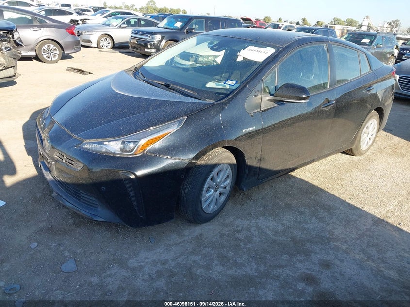 Vin: jtdkamfu4n3153588, lot: 46597809, toyota prius le 20222