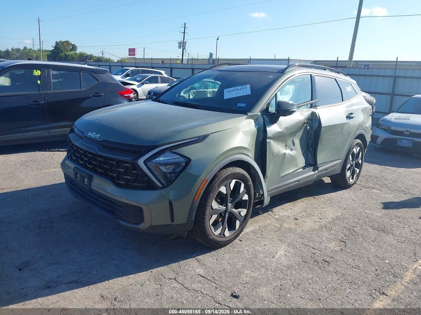 Vin: 5xyk6caf5pg122921, lot: 46597823, kia sportage x-line 20232