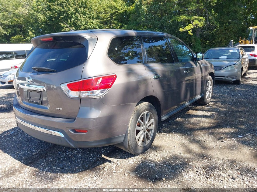 Vin: 5n1ar2mm6ec681964, lot: 46597842, nissan pathfinder s 20144