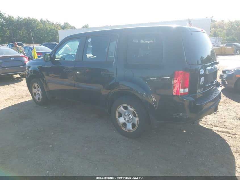 Vin: 5fnyf4h20eb041848, lot: 46597847, honda pilot lx 20143