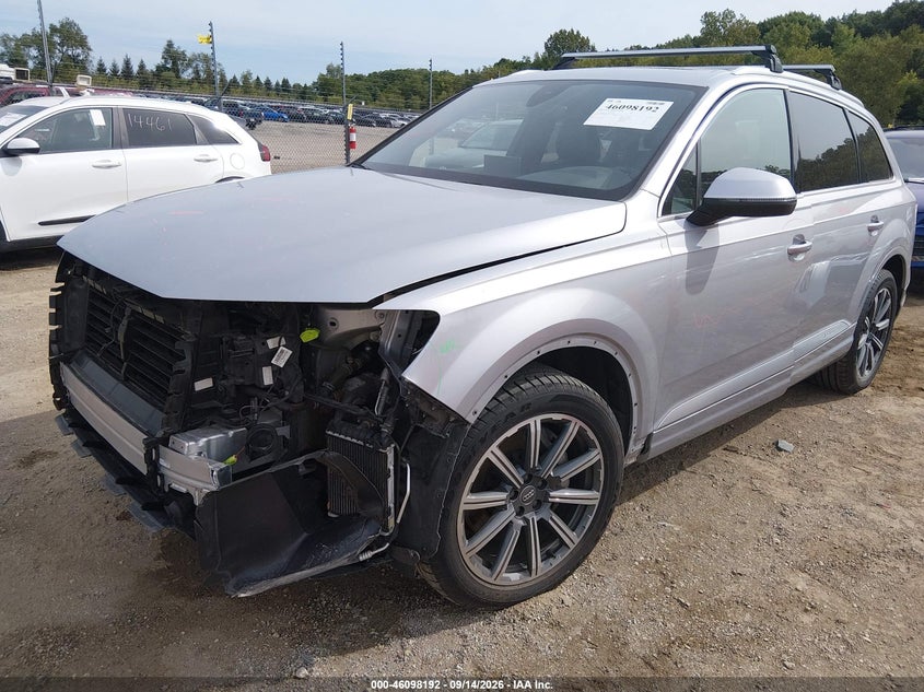 Vin: wa1laaf78hd018586, lot: 46597850, audi q7 3.0t premium 20172