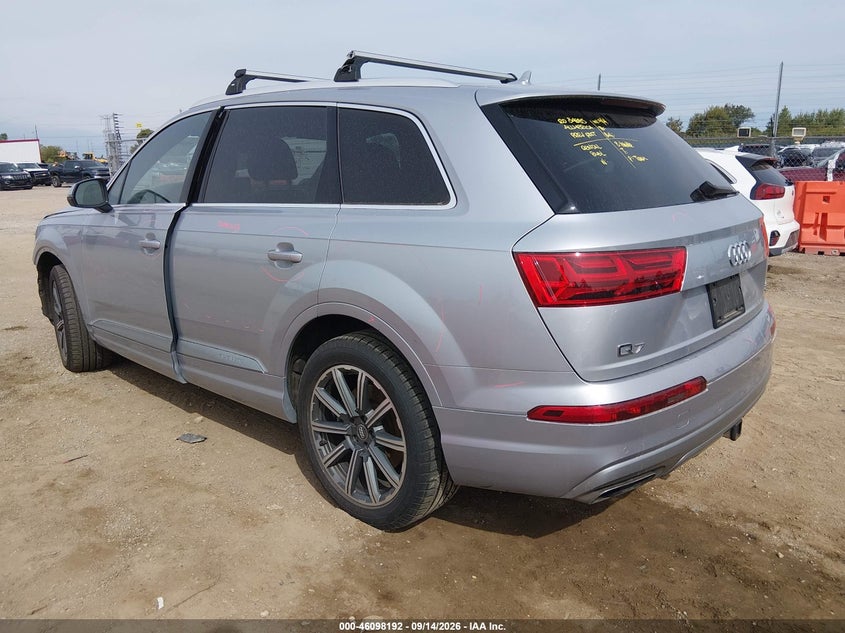 Vin: wa1laaf78hd018586, lot: 46597850, audi q7 3.0t premium 20173