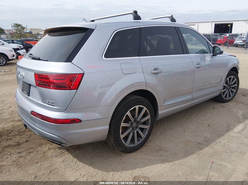 Vin: wa1laaf78hd018586, lot: 46597850, audi q7 3.0t premium 20174