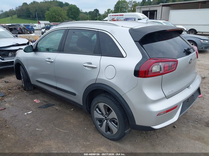 Vin: kndcb3lc2k5244074, lot: 46597854, kia niro lx 20193