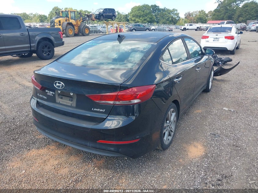 Vin: kmhd84lf0hu201432, lot: 46597871, hyundai elantra limited 20174