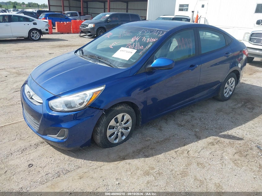 2016 Hyundai Accent, Механіка, IAAI, VIN KMHCT4AE2GU031268 — фото 2