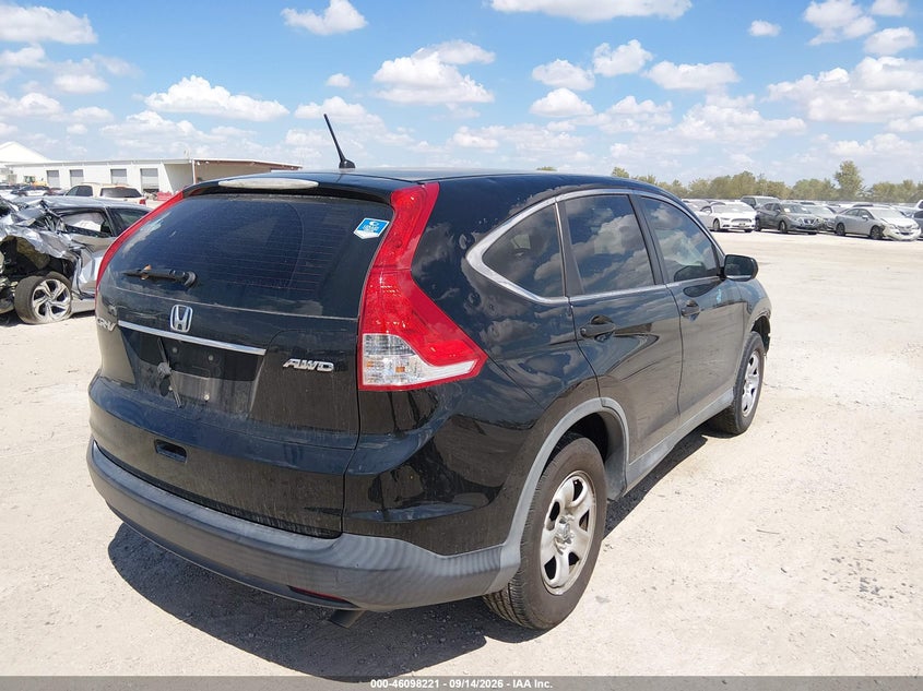 Vin: 2hkrm4h34dh611076, lot: 46597879, honda cr-v lx 20134