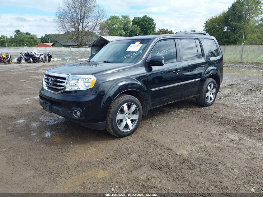Vin: 5fnyf4h99fb008488, lot: 46597887, honda pilot touring 20152
