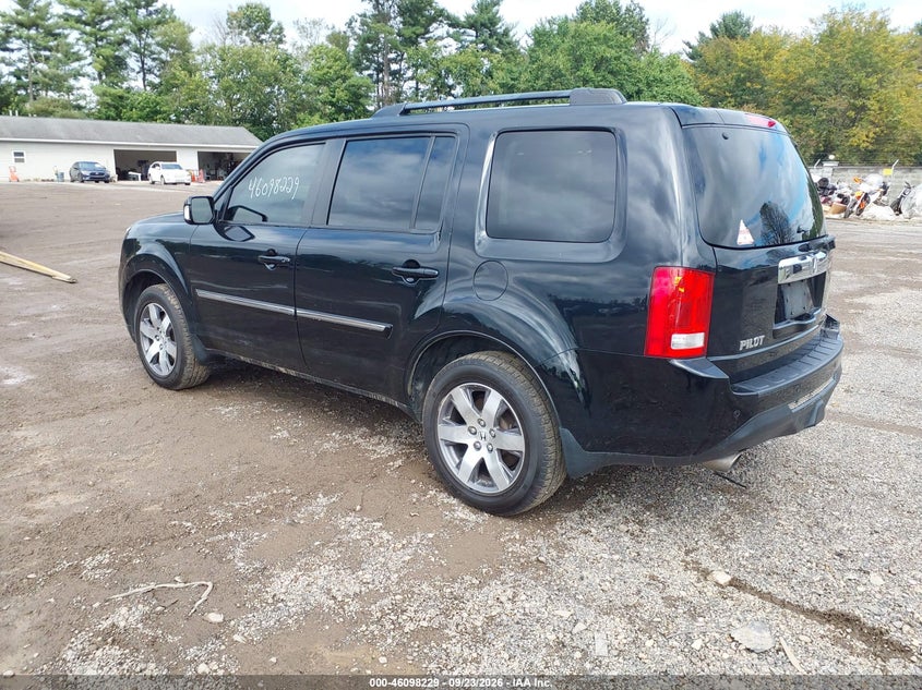 Vin: 5fnyf4h99fb008488, lot: 46597887, honda pilot touring 20153