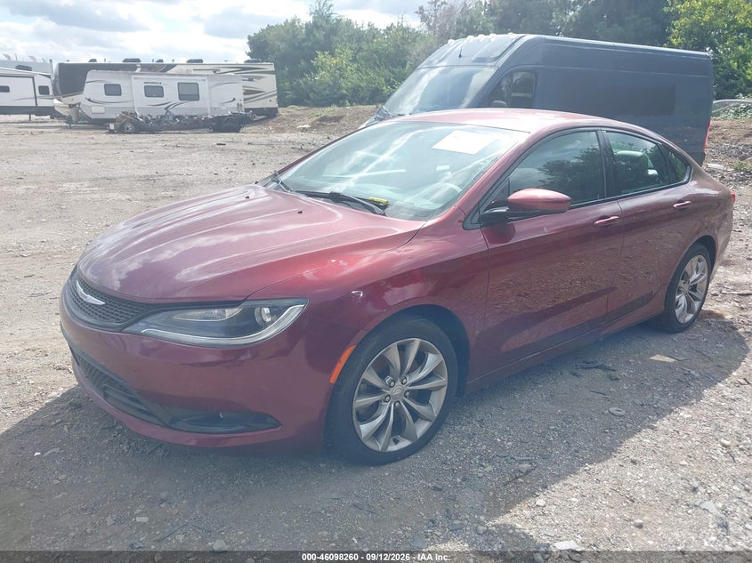 Vin: 1c3cccbg3fn518152, lot: 46597918, chrysler 200 s 20152