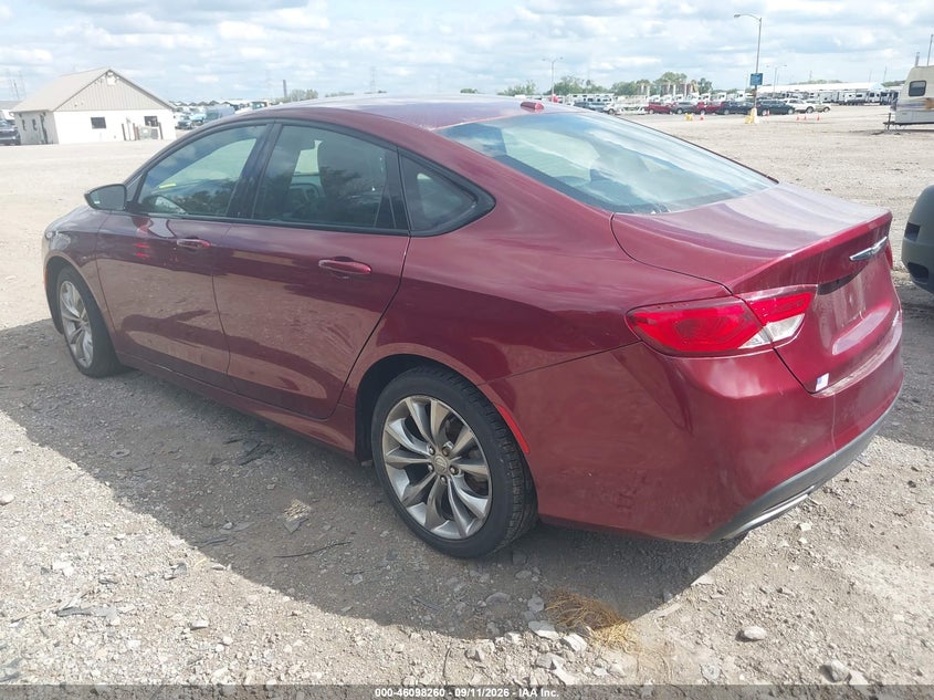 Vin: 1c3cccbg3fn518152, lot: 46597918, chrysler 200 s 20153