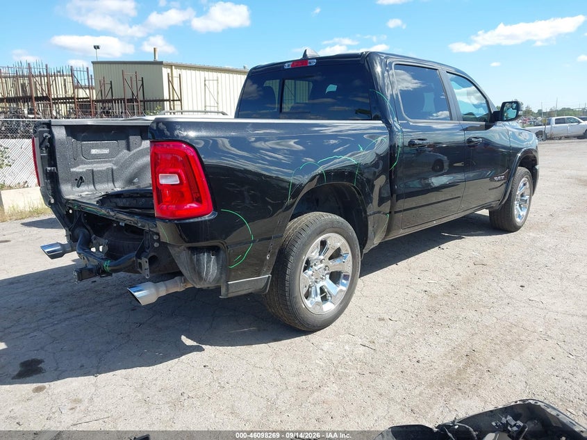 Vin: 1c6srffp7sn522028, lot: 46597927, ram 1500 big horn  4x4 5'7 box 20254