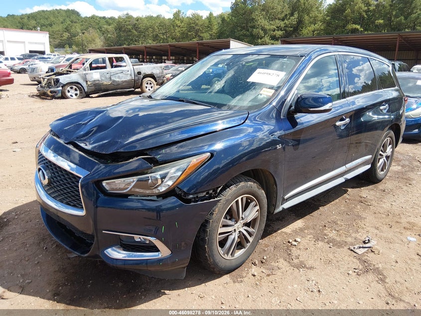 Vin: 5n1dl0mn1jc519133, lot: 46597936, infiniti qx60 20182