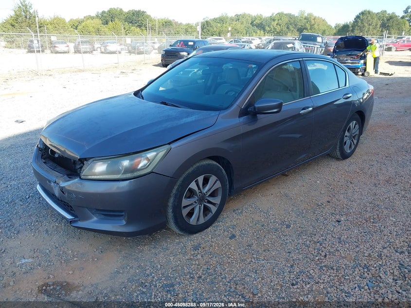 Vin: 1hgcr2f33ea188631, lot: 46597946, honda accord lx 20142