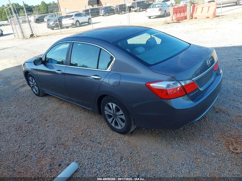 Vin: 1hgcr2f33ea188631, lot: 46597946, honda accord lx 20143