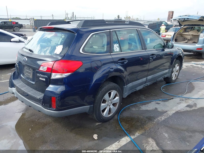 Vin: 4s4brbacxc3292788, lot: 46597950, subaru outback 2.5i 20124