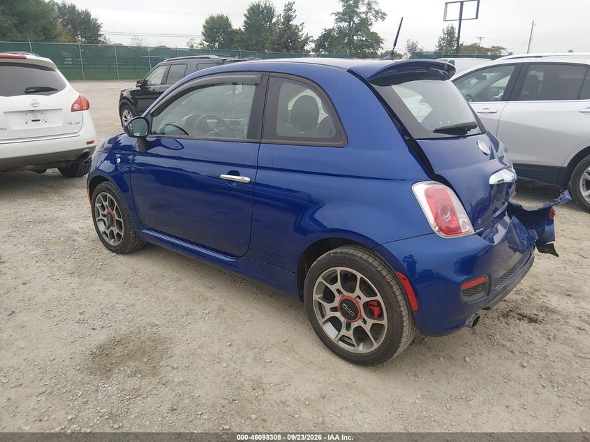 Vin: 3c3cffbr4ct386265, lot: 46597966, fiat 500 sport 20123