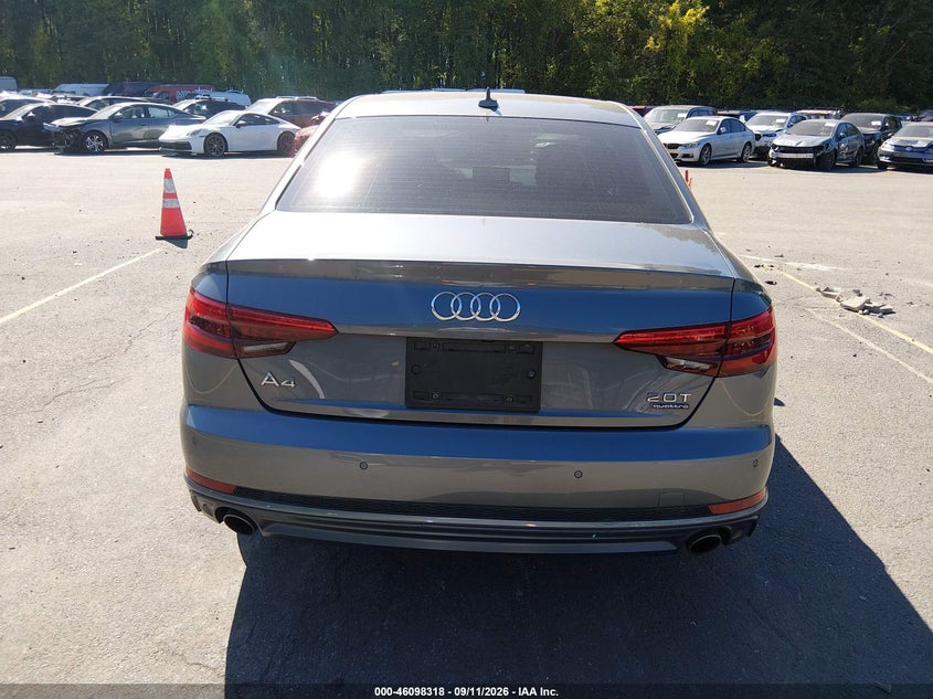 AUDI A4 2017 VIN WAUENAF46HN017565
