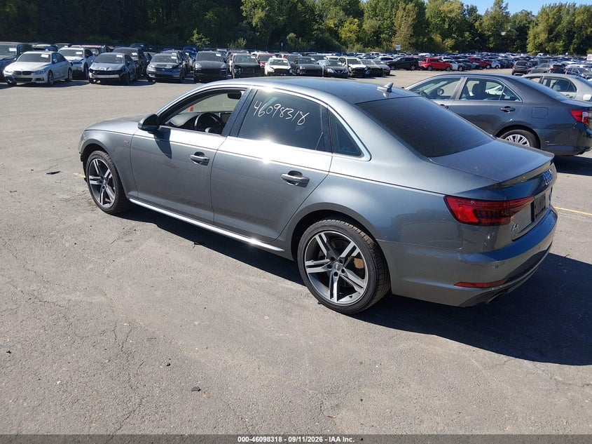 Vin: wauenaf46hn017565, lot: 46597976, audi a4 2.0t premium 20173