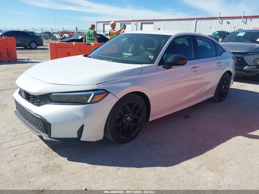 Vin: 2hgfe2f58sh501566, lot: 46598021, honda civic sport 20252