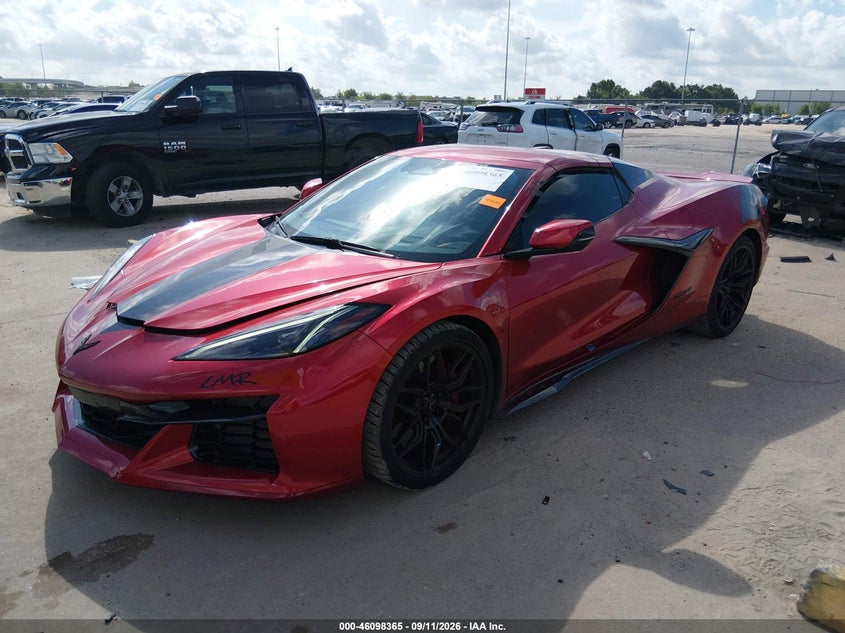 Vin: 1g1ye3d35r5600810, lot: 46598023, chevrolet corvette z06 rwd  2lz 20242