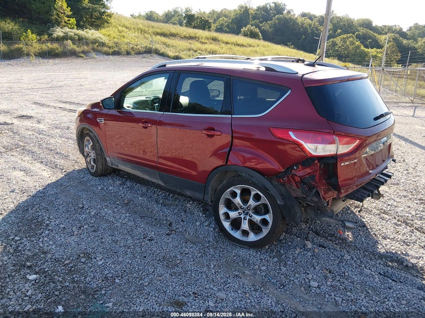 Vin: 1fmcu9j98eub32440, lot: 46598042, ford escape titanium 20143