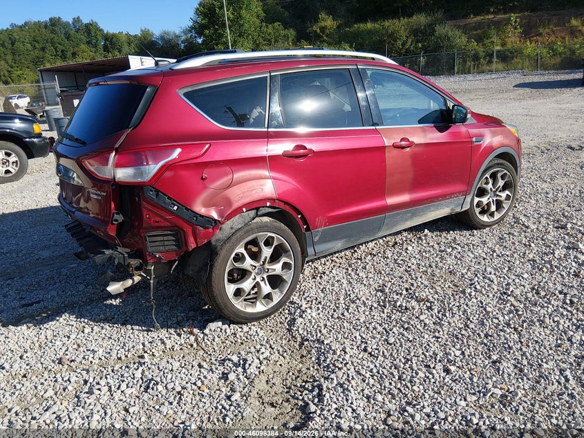 Vin: 1fmcu9j98eub32440, lot: 46598042, ford escape titanium 20144