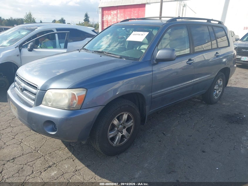 2005 Toyota Highlander, Rear, IAAI, VIN JTEGP21A250078845 — photo 2