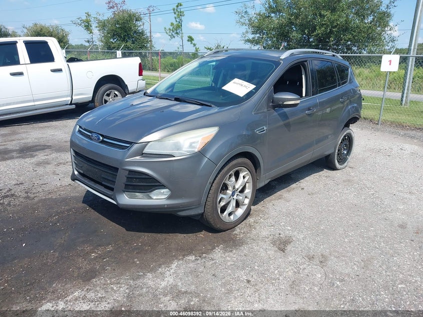 Vin: 1fmcu0j95eua94693, lot: 46598050, ford escape titanium 20142