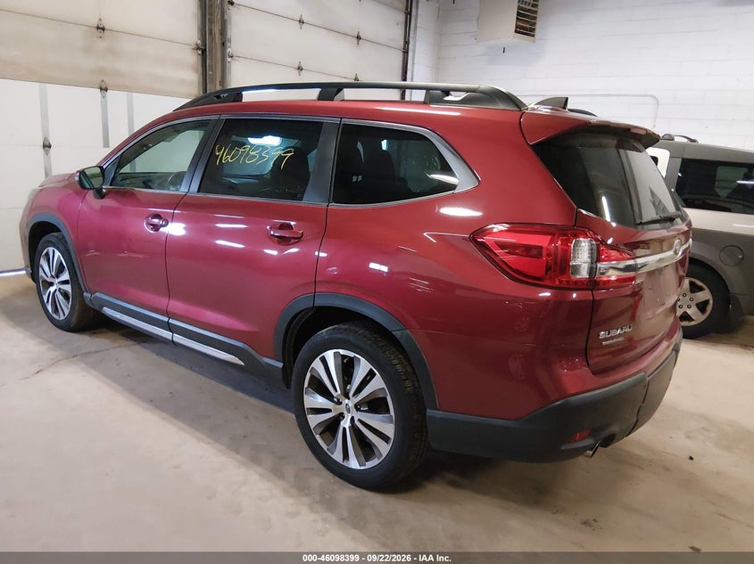 Vin: 4s4wmamd4l3438200, lot: 46598058, subaru ascent limited 20203