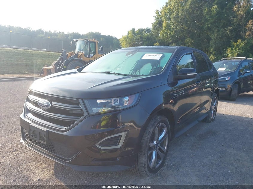 Vin: 2fmtk4ap0fbc28013, lot: 46598075, ford edge sport 20152
