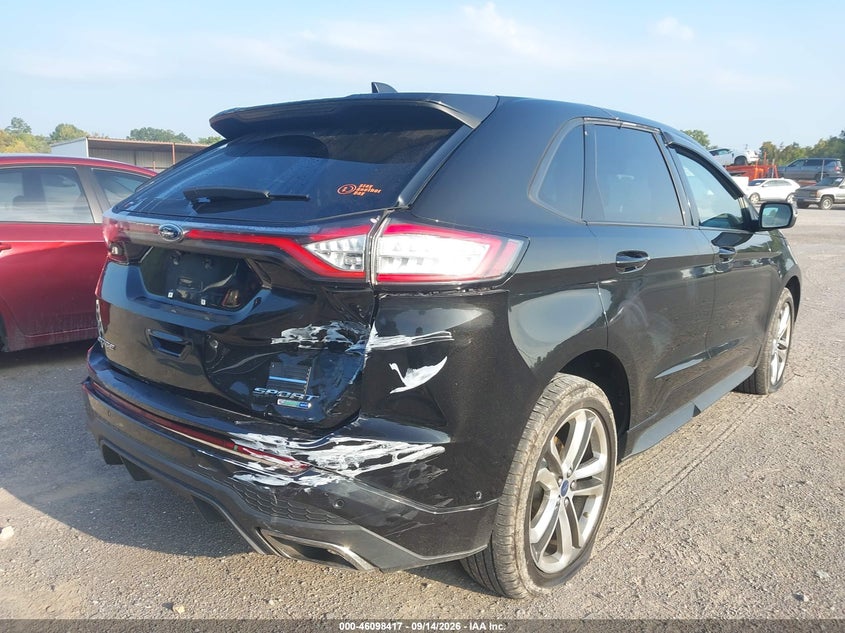 Vin: 2fmtk4ap0fbc28013, lot: 46598075, ford edge sport 20154