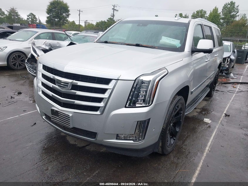 Vin: 1gys4hkj1jr190500, lot: 46598102, cadillac escalade esv luxury 20182