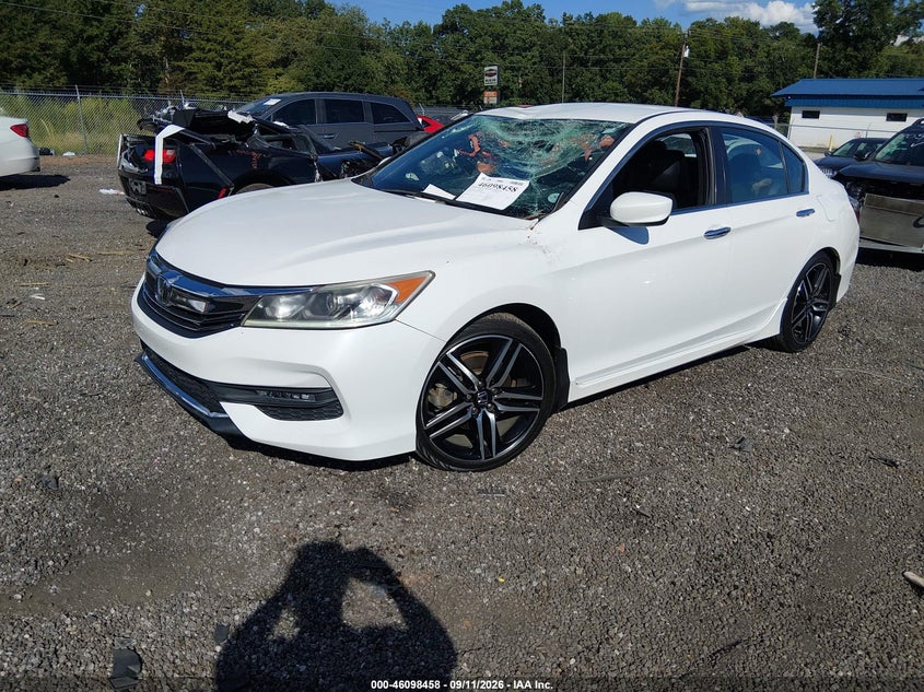 Vin: 1hgcr2f10ha088506, lot: 46598116, honda accord sport se 20172