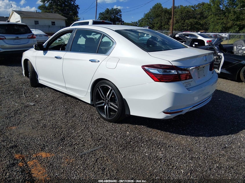 Vin: 1hgcr2f10ha088506, lot: 46598116, honda accord sport se 20173