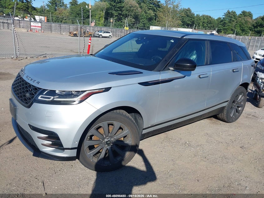 Vin: salyl2rx3ja735971, lot: 46598139, land rover range rover velar p250 se r-dynamic 20182
