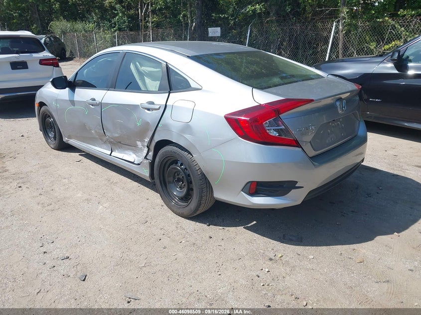 Vin: 19xfc2f55he229311, lot: 46598167, honda civic lx 20173