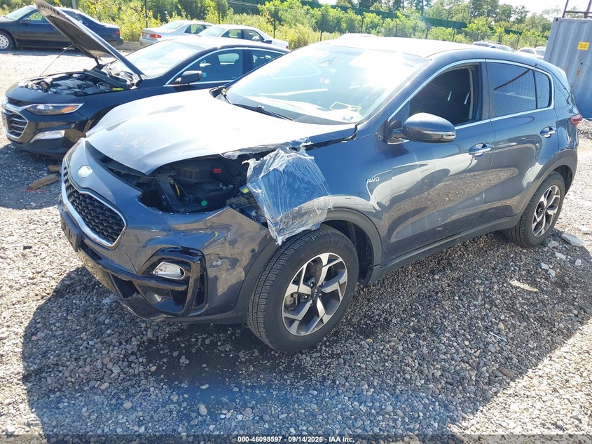 Vin: kndpmcac8l7666452, lot: 46598255, kia sportage lx 20202