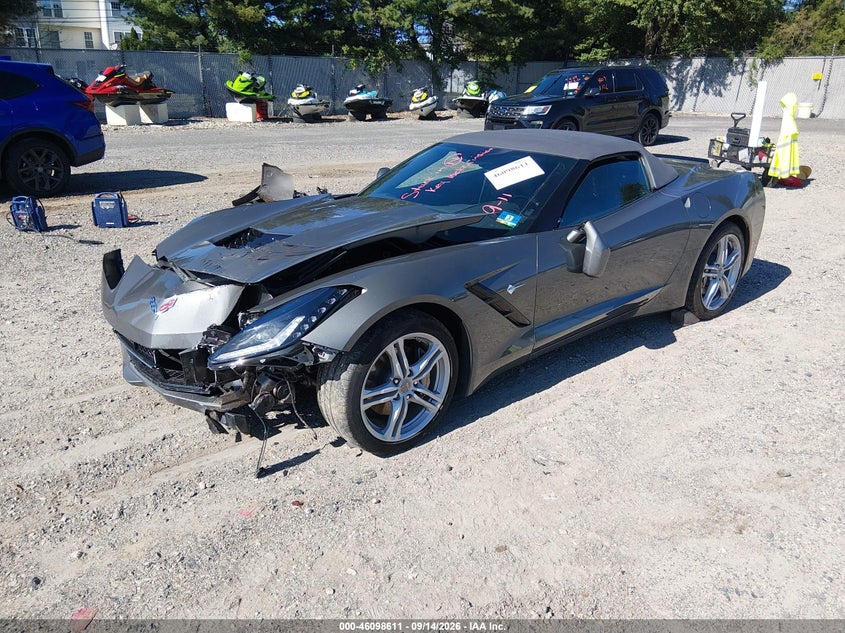 Vin: 1g1yc3d70g5119112, lot: 46598268, chevrolet corvette stingray 20162