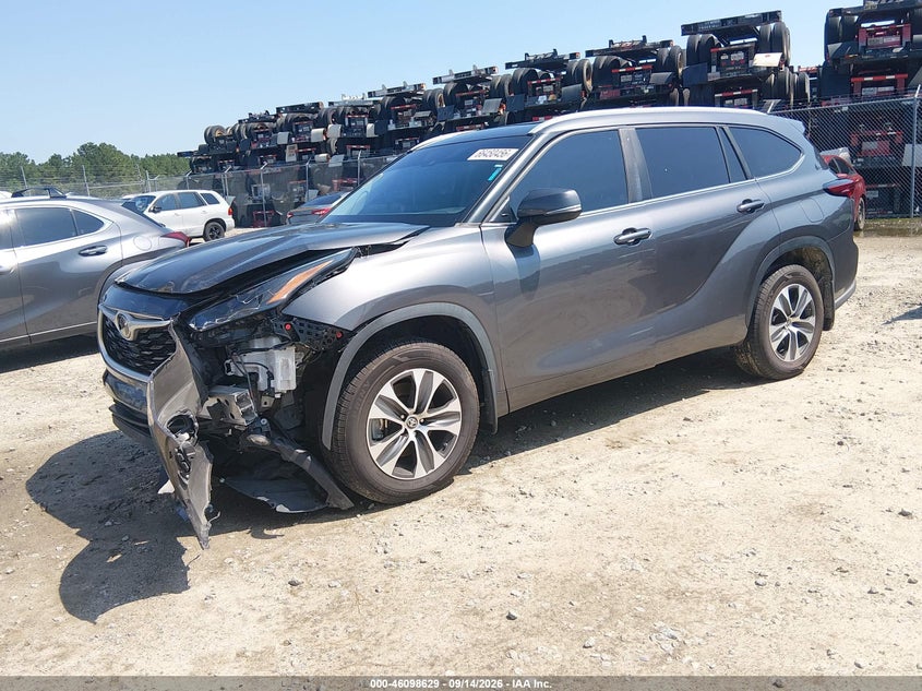 Vin: 5tdkdrbh9ps019304, lot: 46598287, toyota highlander xle 20232
